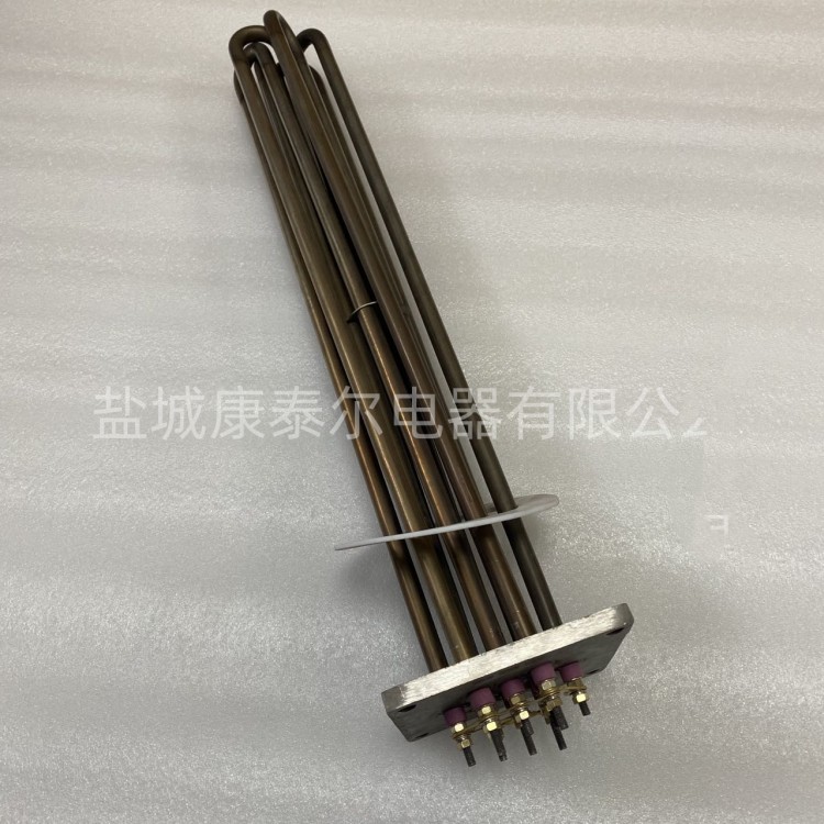 方型法兰插入式电加热管